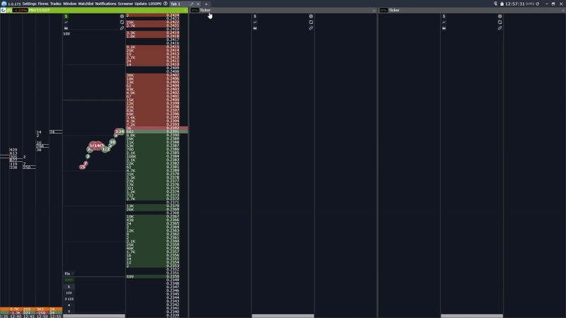TradingView and native charts inside MetaScalp
